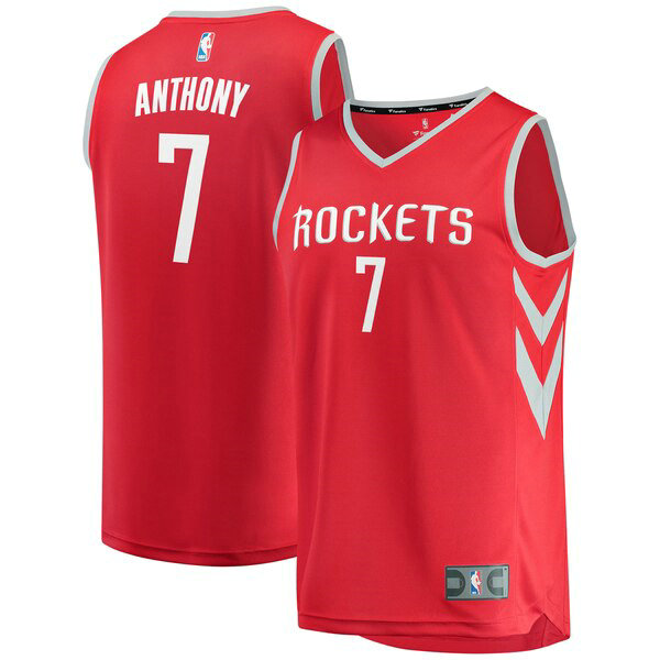 Maillot Houston Rockets Homme Carmelo Anthony 7 Icon Edition Rouge